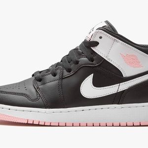 Jordan Youth Air Jordan 1 Mid (GS) black/white/Arctic Punch - Size 6.5Y